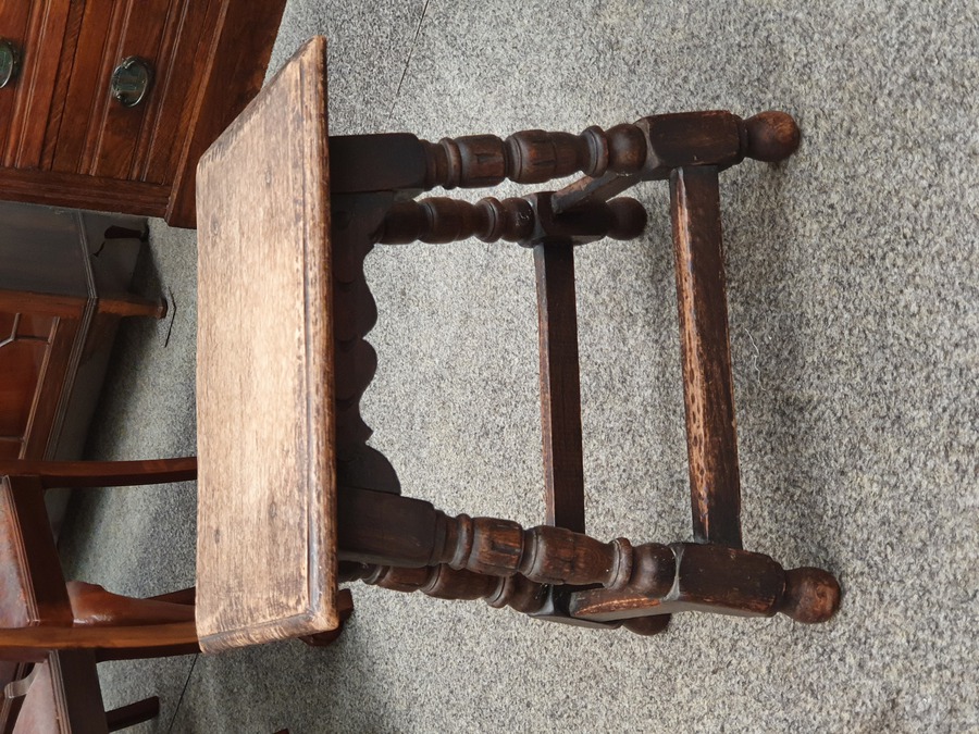 Antique Oak Stool