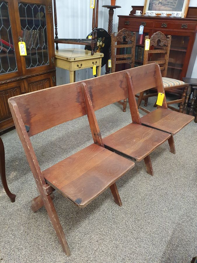 Antique Bench Seat Chair 