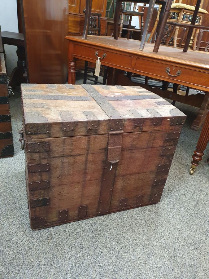 Antique Silver Box Chest