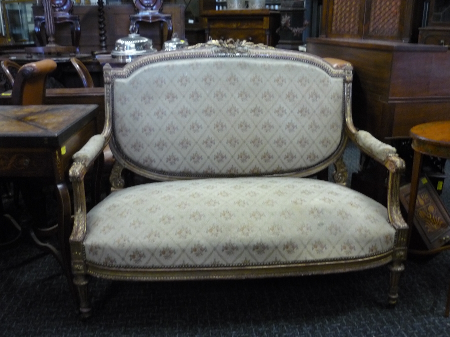 Gilt Settee