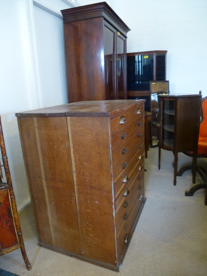 Antique Plan Chest 1 ANTIQUES.CO.UK