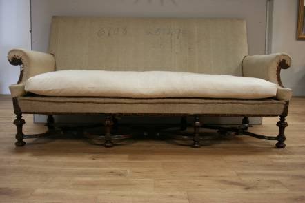 Antique A William and Mary style country house sofa