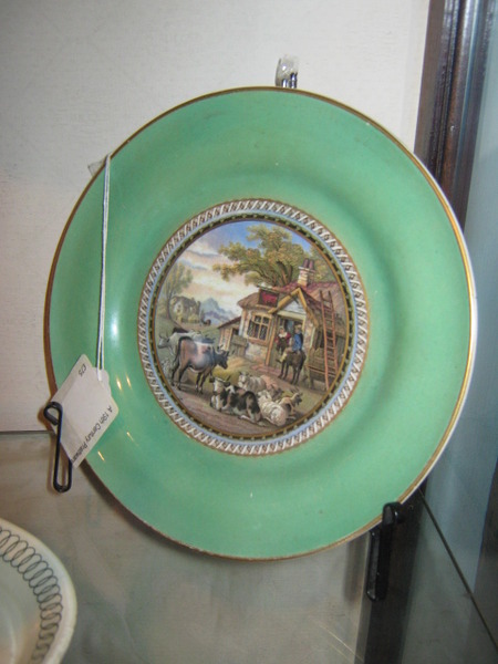 Transfer printed plate