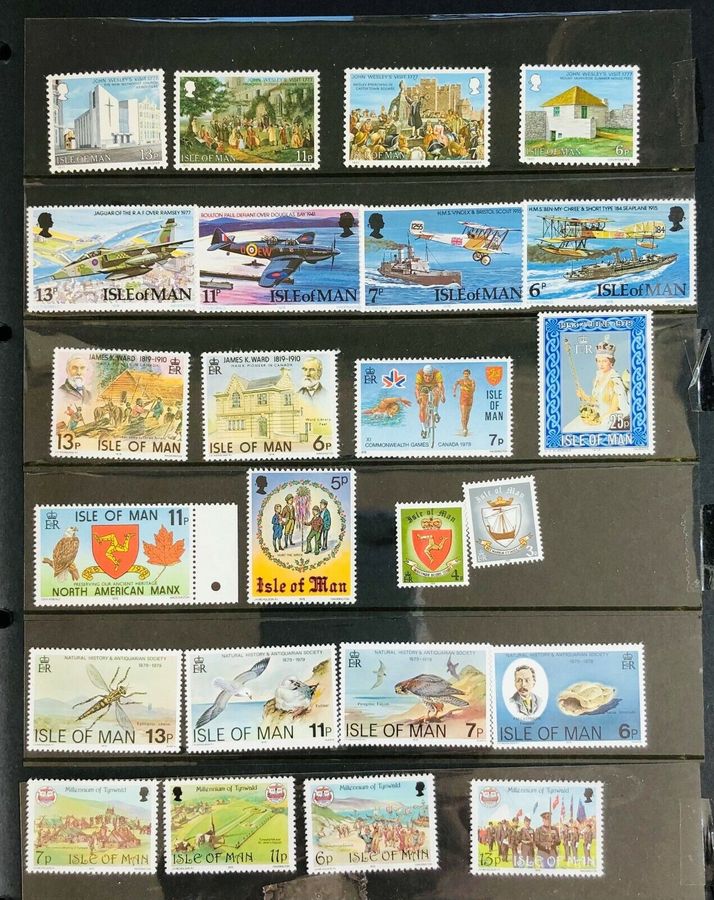 Isle of Man, 24x Stamps