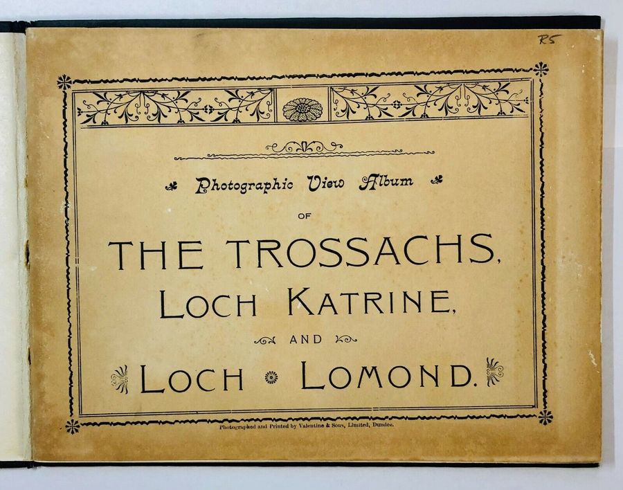 Antique Photographic View of Album of The Trossachs, Loch Katrine & .... (25th Aug 1905)