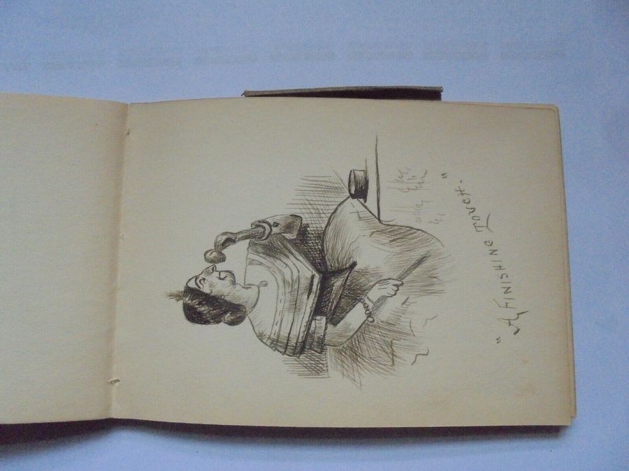 Antique Collection of caricatures, Pen and ink
