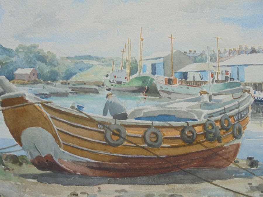 Antique S.Jepson - 'Fishing Boat'