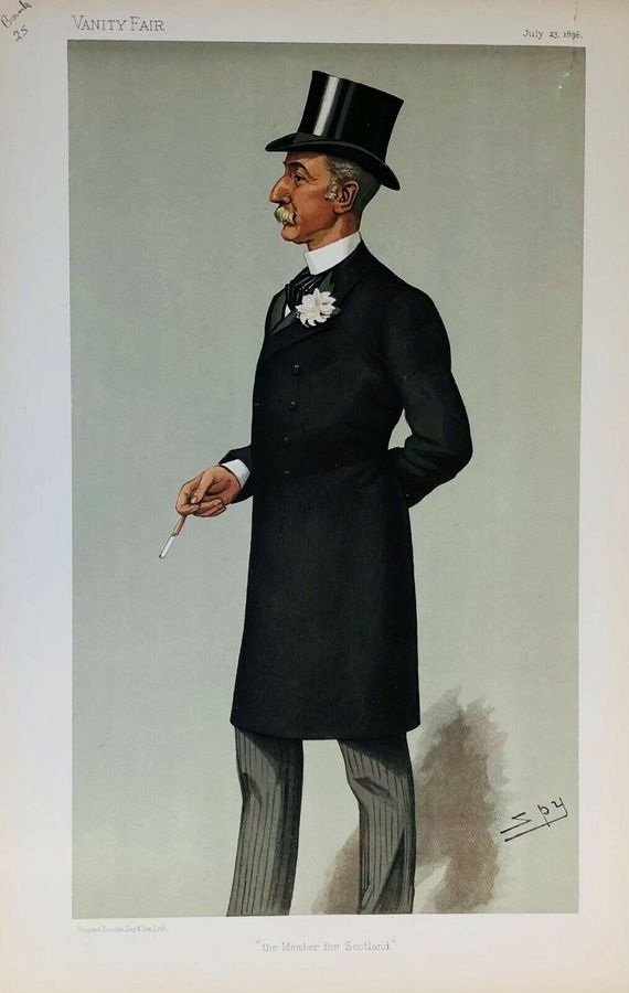 Vanity Fair Prints,  "the Member for Scotland", 1896