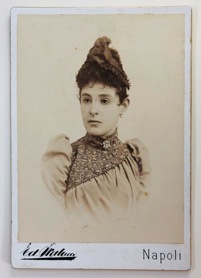 Antique Neapolitan Photographic Portraits, C.1880, 6 Pieces