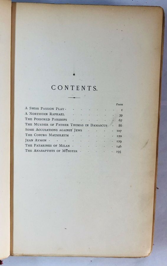 Antique Historic Oddities & Strange Events By Baring Gould (1891)