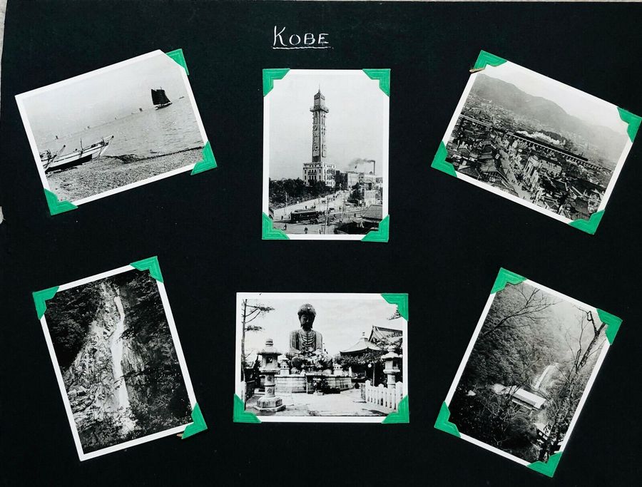 View of Kobe, 6 Photographs, c.1930s