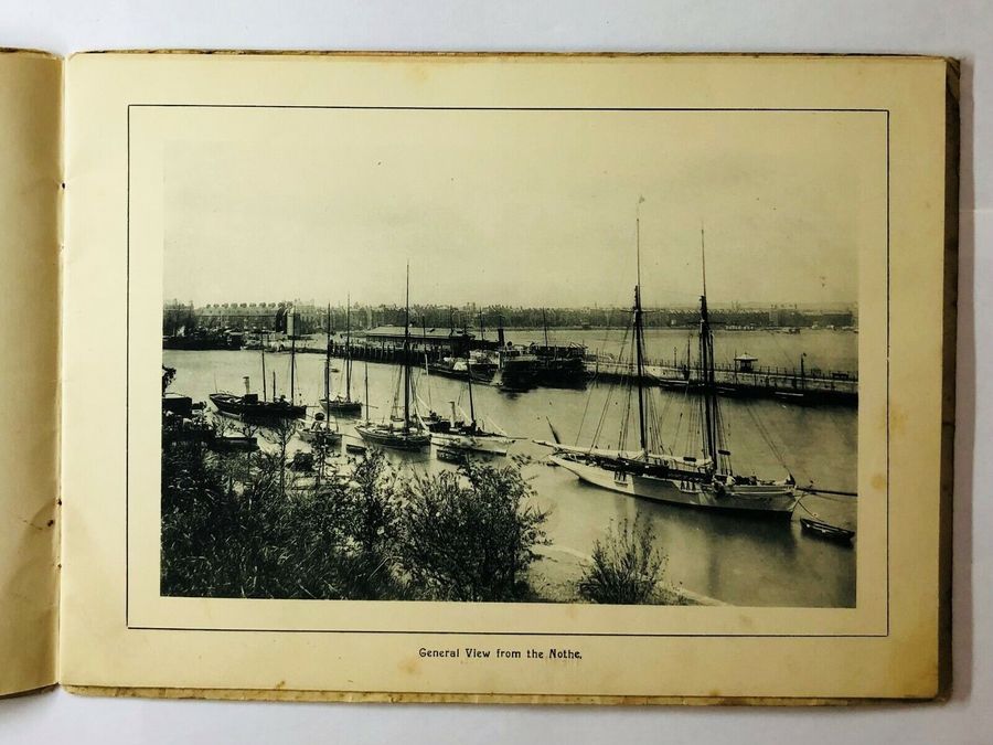 Antique Photographic View Album of Weymouth, C. 1900, 4 pages Retro/Verso