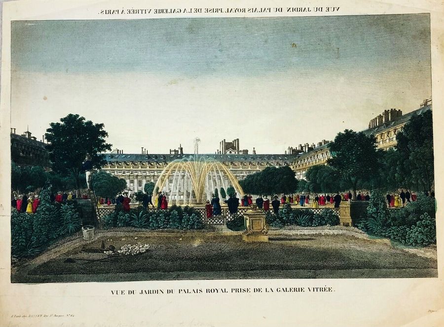 'A Paris chez Basset.Rue St Jacques', 18c, Perspective View