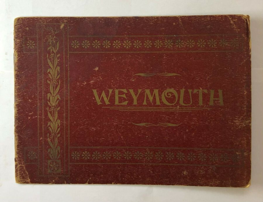 Antique Photographic View Album of Weymouth, C. 1900, 4 pages Retro/Verso