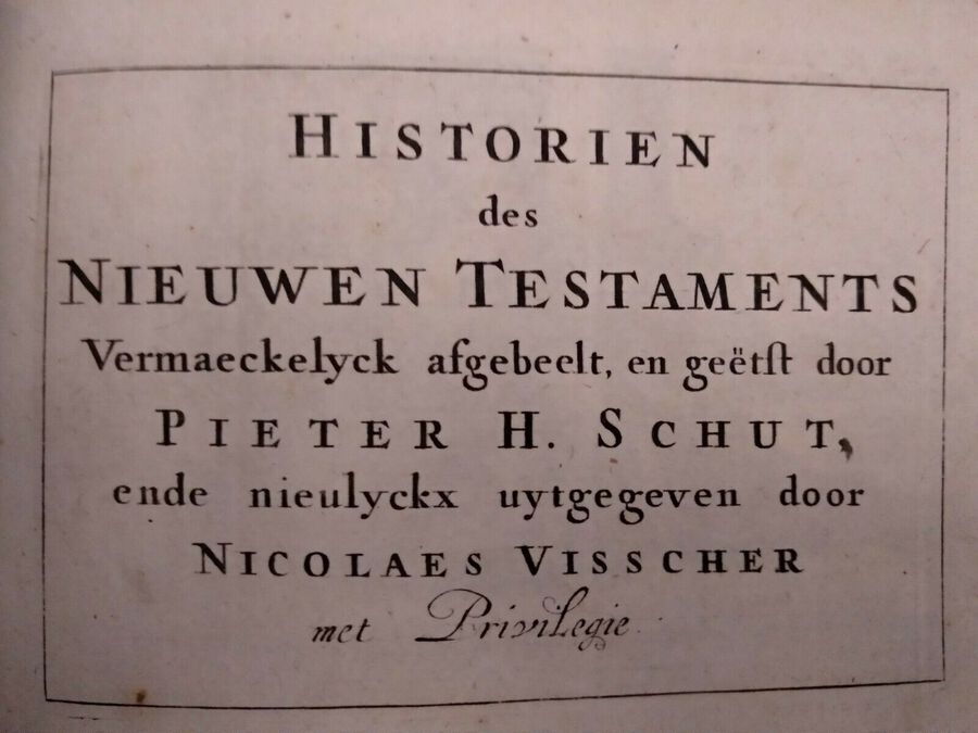 Antique Pieter Hendricksz Schut - Historien des Nieuwen Testaments