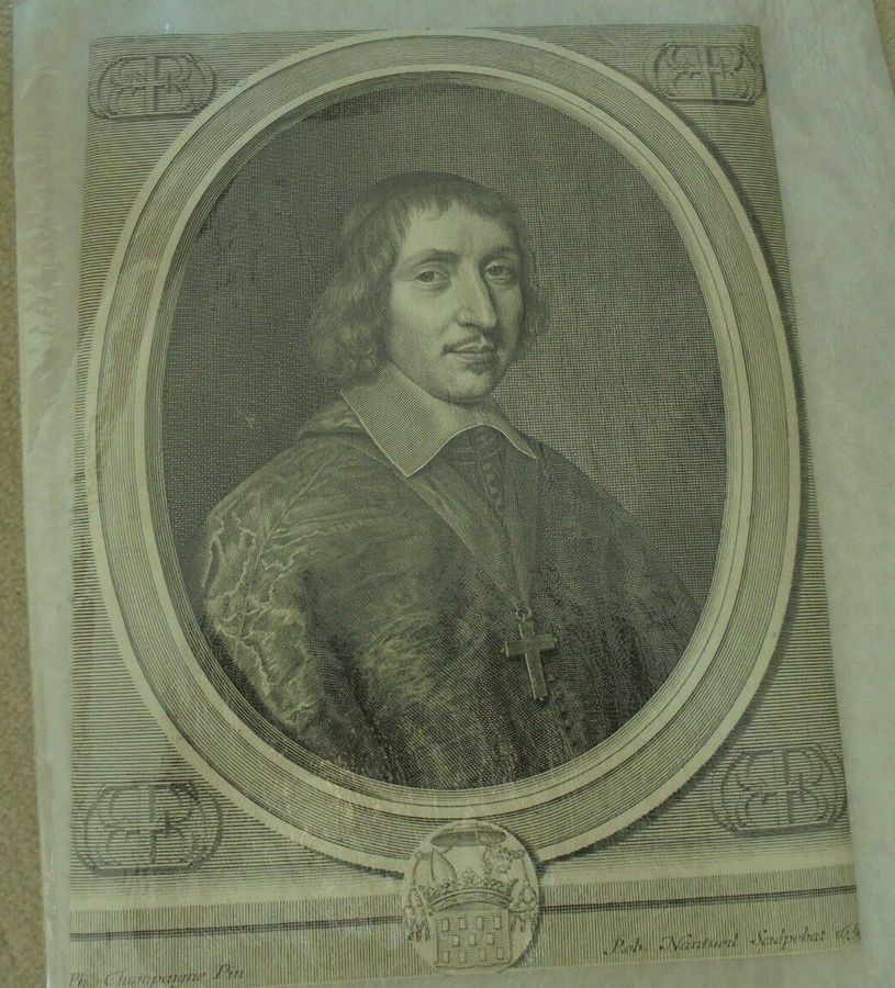 Antique Philibert-Emmanuel de Beaumanoir de Lavardin - Nanteuil,Robert (1623-1678)